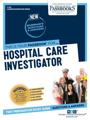 cover image of Hospital Care Investigator